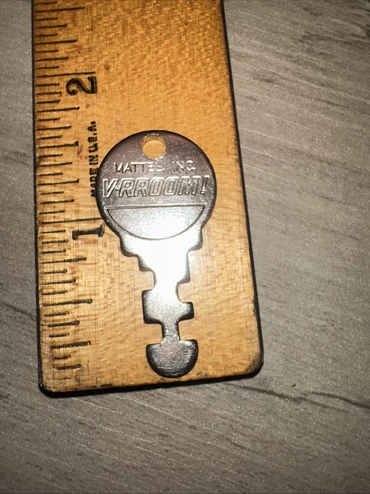 Vintage Mattel Key VRROOM For Old Toys Vintage Mattel Key VRROOM For Old Toys