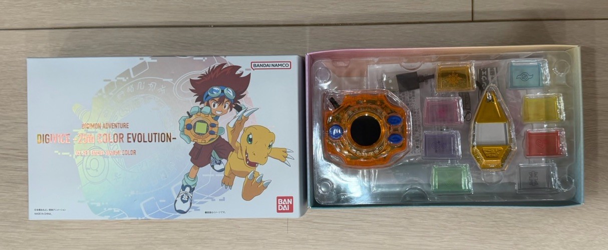 Digimon Digivice 25th COLOR EVOLUTION DX Set Taichi Yagami New Digimon Digivice 25th COLOR EVOLUTION DX Set Taichi Yagami New