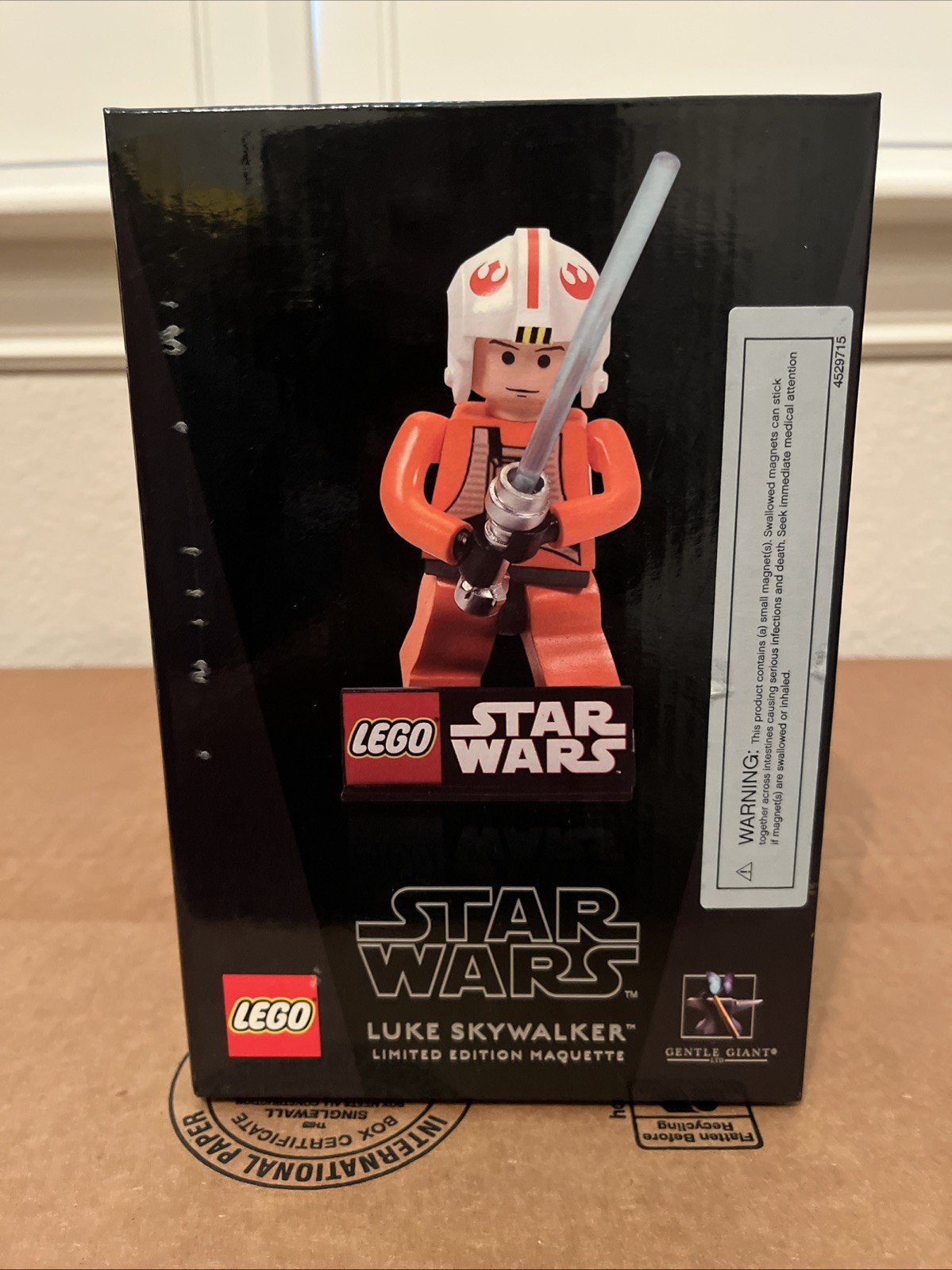 NISB Lego Star Wars Gentle Giant Luke Skywalker Maquette Limited Edition NISB Lego Star Wars Gentle Giant Luke Skywalker Maquette Limited Edition