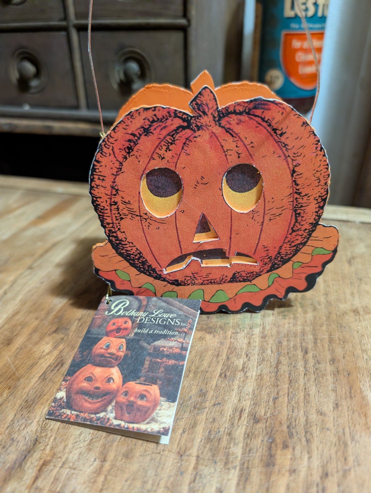 Bethany Lowe Jack O Lantern Luminary Halloween New W Tag Bethany Lowe Jack O Lantern Luminary Halloween New W Tag