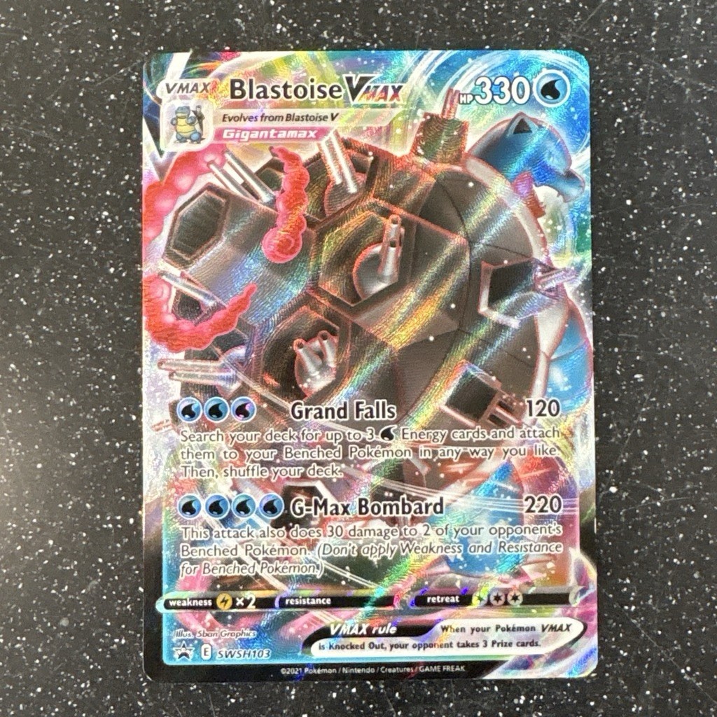 Pokémon TCG Blastoise VMAX SWSH103 Sword & Shield Promo NM Condition