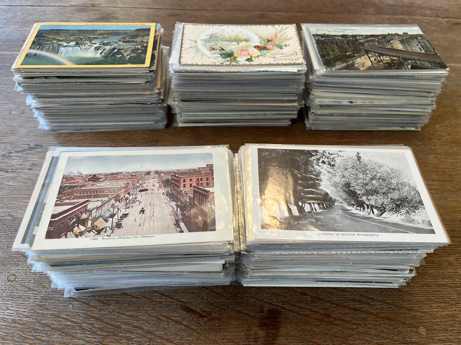 1000+ Antique USA Only Postcard Lot c1900 - c1960s Views Holiday RPPC Collection 1000+ Antique USA Only Postcard Lot c1900 - c1960s Views Holiday RPPC Collection