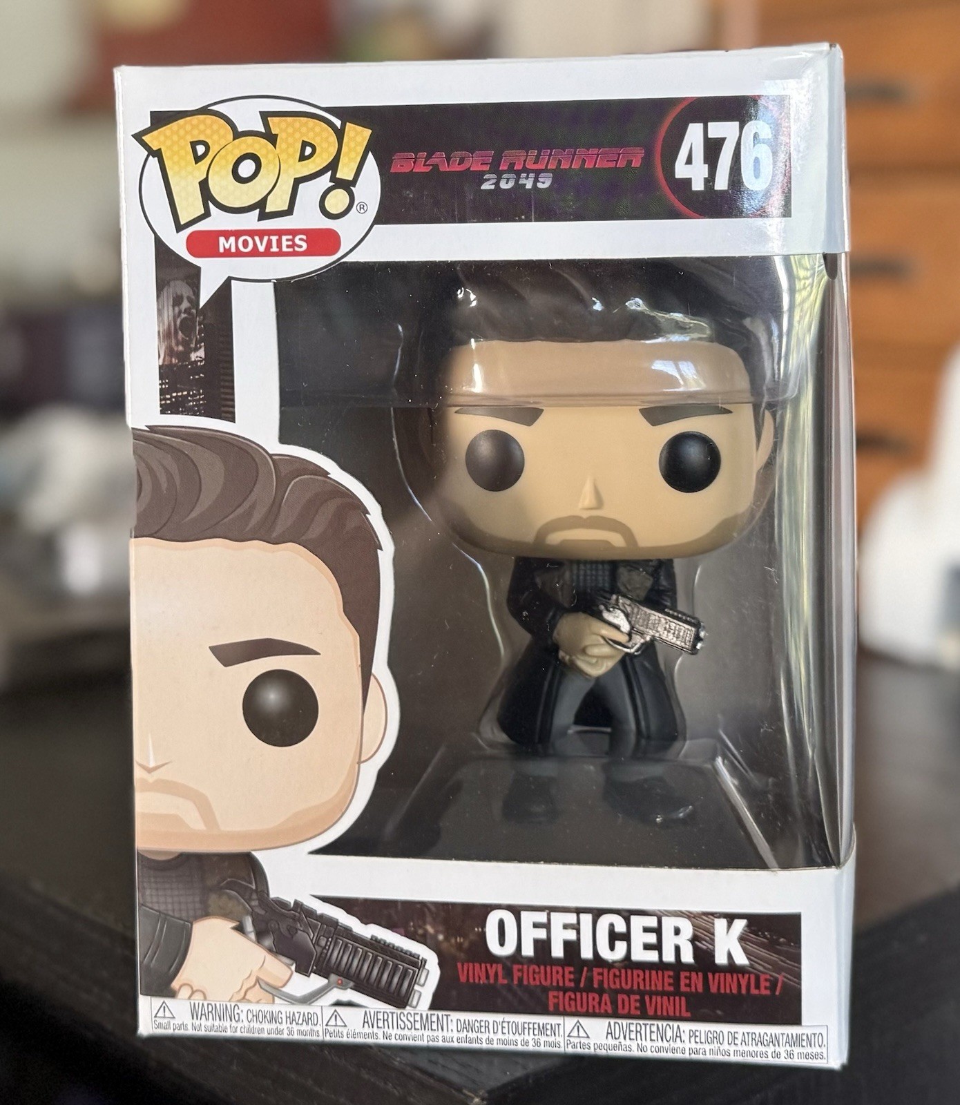 VAULTED Funko Pop Movies: OFFICER K #476 (Blade Runner 2049) w/Protector