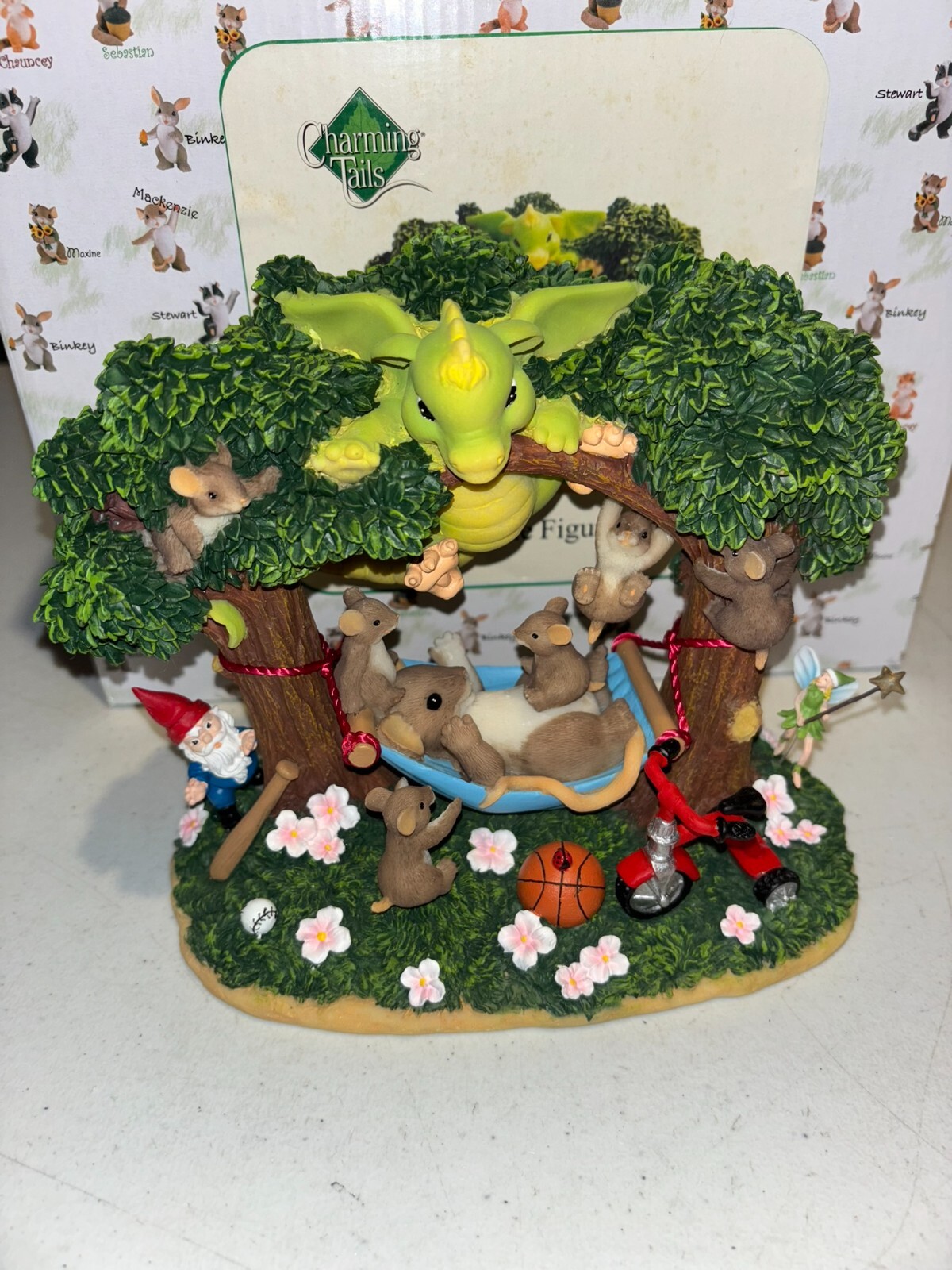 Huge XL Charming Tails Storytime Dragon Statue 98/598 Signed LIM Ed. 300 MADE Huge XL Charming Tails Storytime Dragon Statue 98/598 Signed LIM Ed. 300 MADE