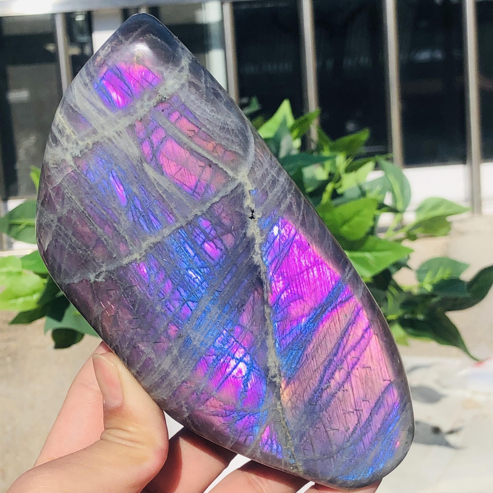982g Natural Rare Purple Labradorite Quartz Crystal Mineral Specimen Healing 982g Natural Rare Purple Labradorite Quartz Crystal Mineral Specimen Healing