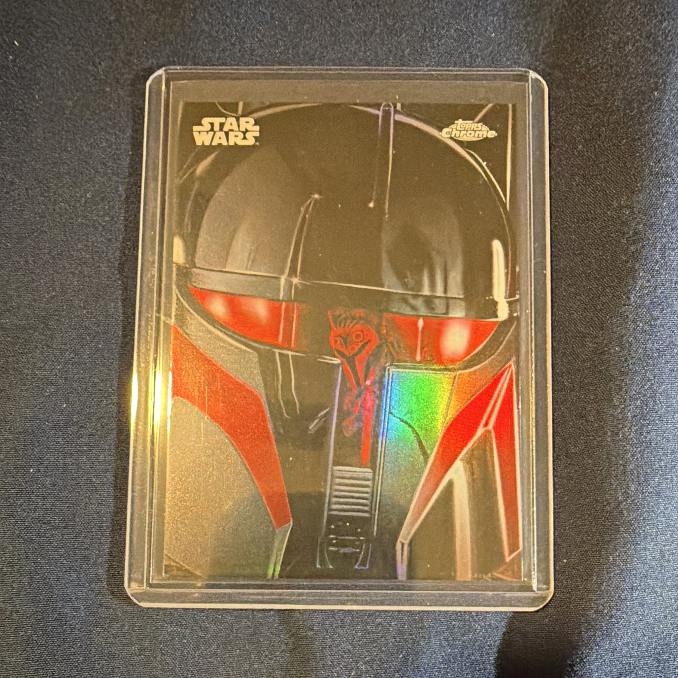 Topps 2026 Star Wars Chrome Reflections R-20 For Mandalore Mike Stephens Topps 2026 Star Wars Chrome Reflections R-20 For Mandalore Mike Stephens