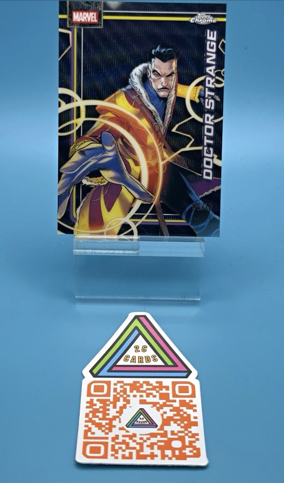 2026 TOPPS MARVEL CHROME DOCTOR STRANGE BLACK WAVE REFRACTOR /10 SSP 2026 TOPPS MARVEL CHROME DOCTOR STRANGE BLACK WAVE REFRACTOR /10 SSP