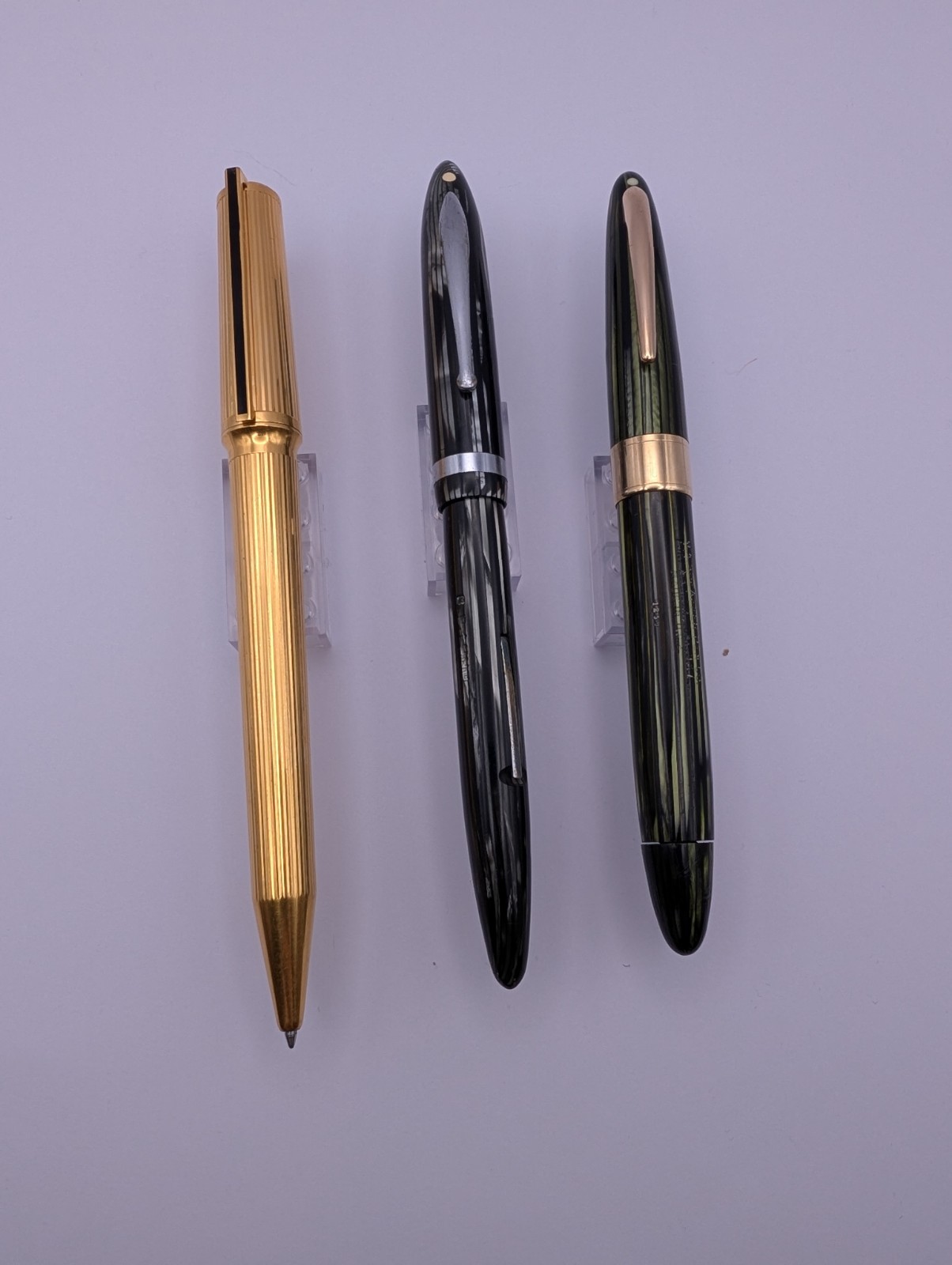 Vintage Pen Repair Lot: S.T. Dupont & 2x Sheaffer 14K Gold Nibs Vintage Pen Repair Lot: S.T. Dupont & 2x Sheaffer 14K Gold Nibs