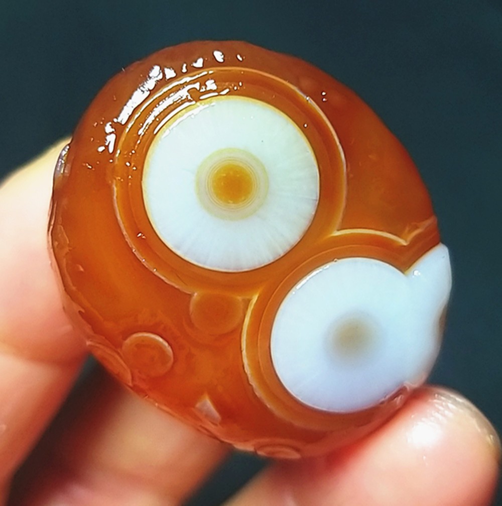 Rare 23G Natural Gobi Agate Eyes Agate/stone Madagascar A4847 Rare 23G Natural Gobi Agate Eyes Agate/stone Madagascar A4847