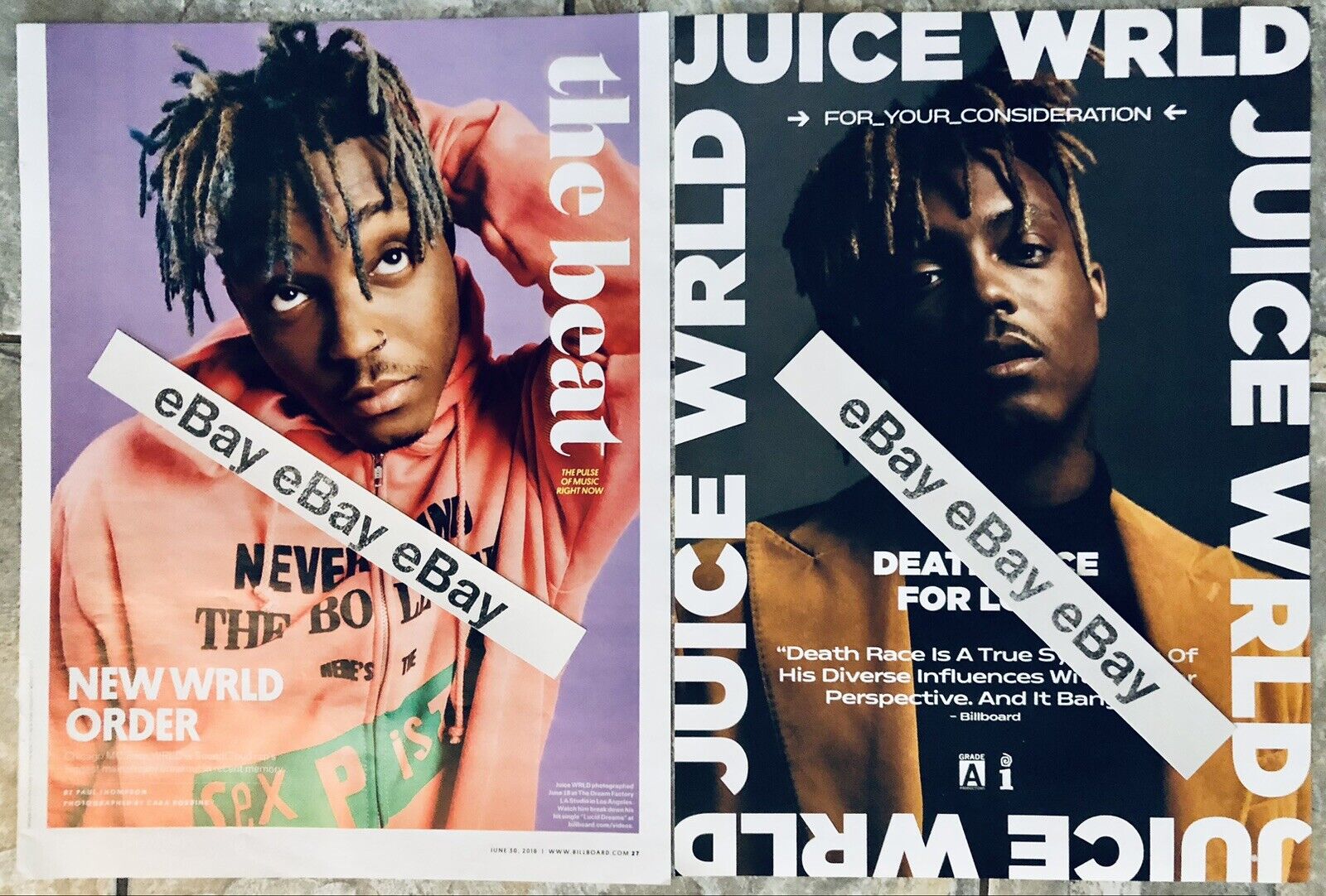 2 Juice Wrld Magazine Clipping, Musician, Rapper, Artist, Music, Singer