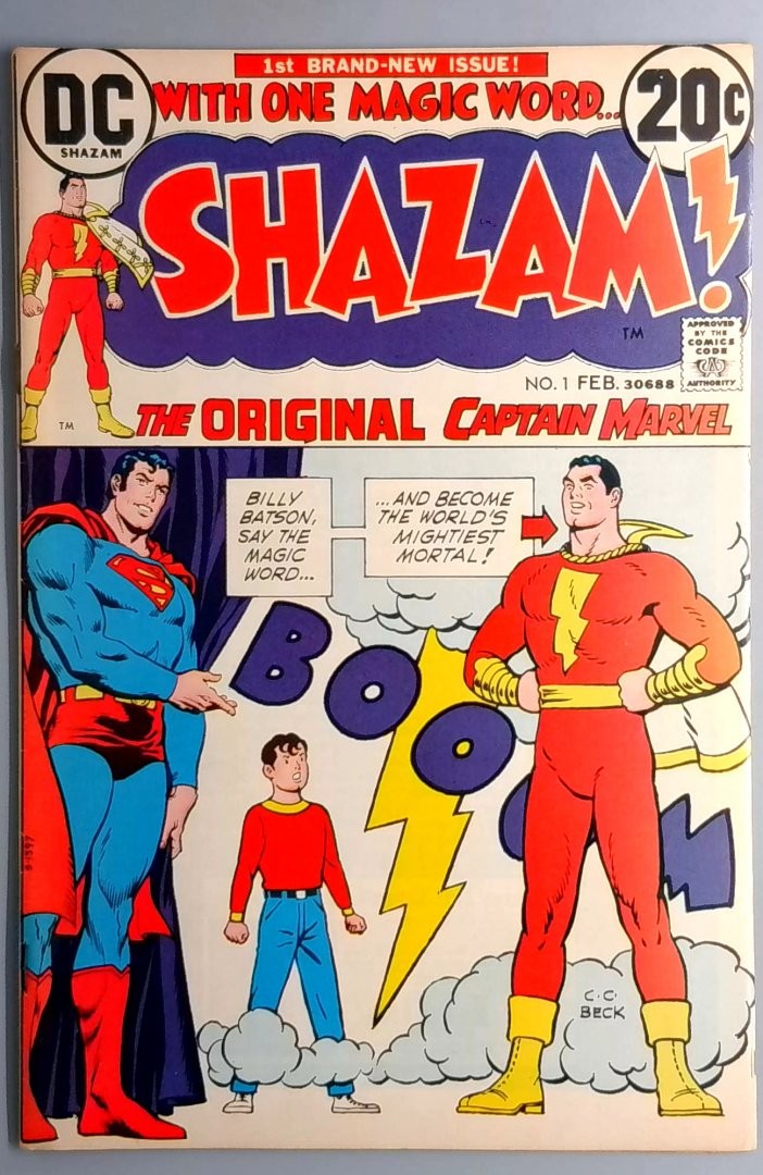 Shazam #1 VF First Issue Captain Marvel DC Comics 1973 Copy2 Shazam #1 VF First Issue Captain Marvel DC Comics 1973 Copy2