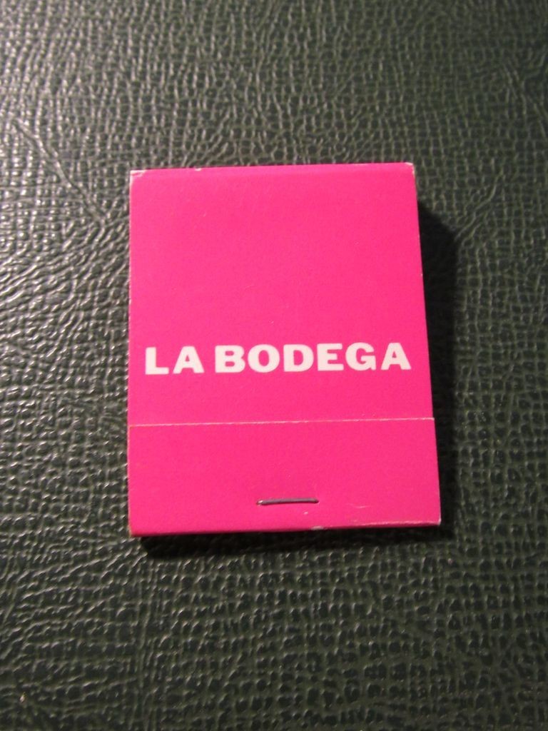 Matchbook - La Bodega Lubbock Odessa Midland Abilene TX FULL Matchbook - La Bodega Lubbock Odessa Midland Abilene TX FULL