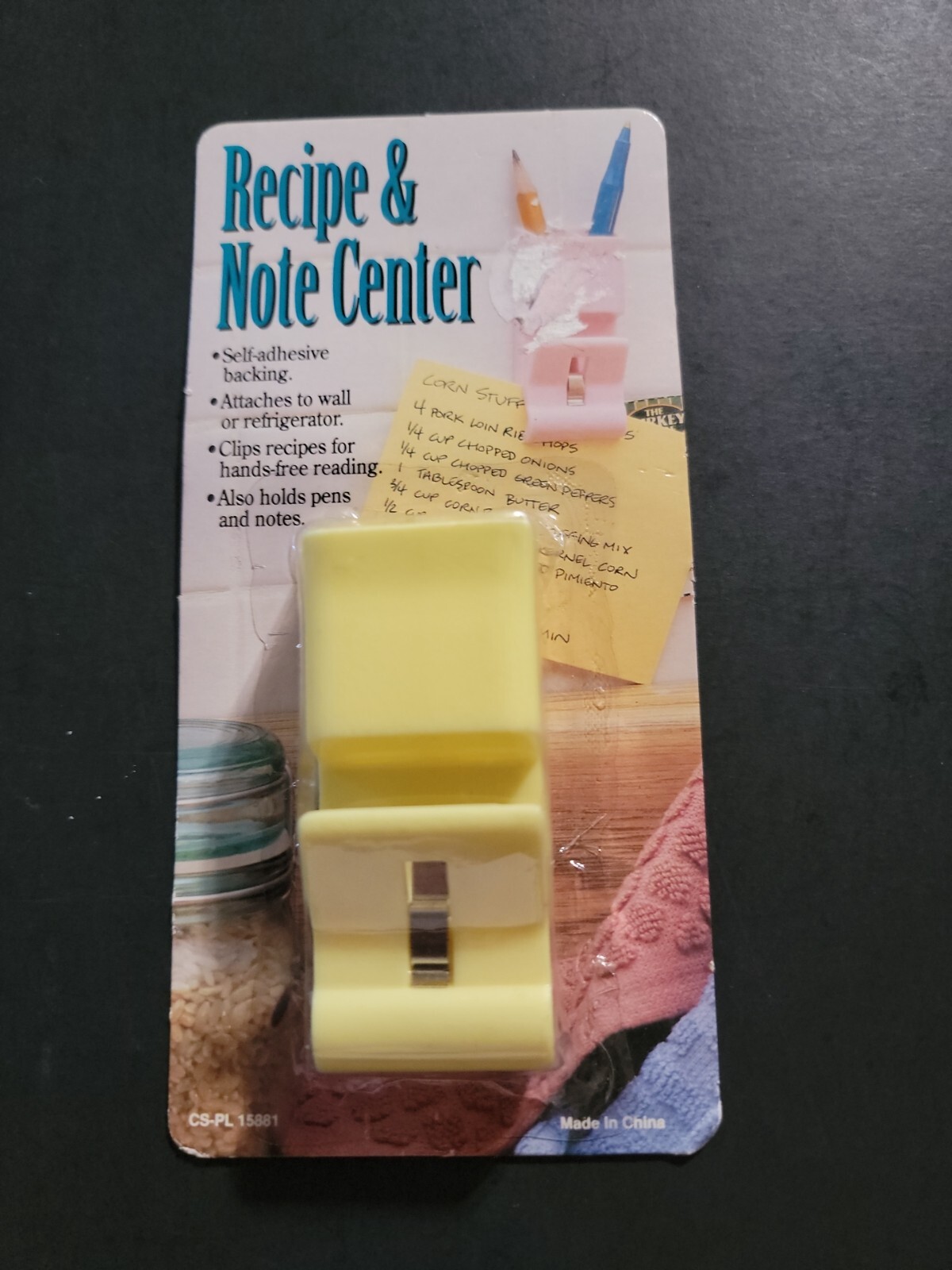 VINTAGE RECIPE & NOTE CENTER 📦