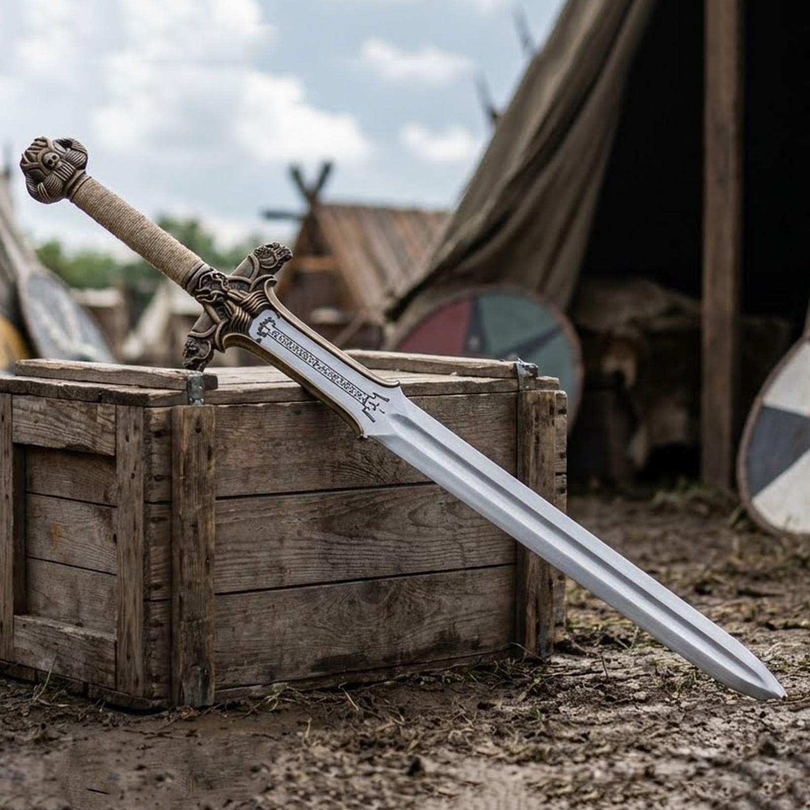 Conan the Barbarian Sword – Real Full Tang Atlantean Medieval Swords Replica Conan the Barbarian Sword – Real Full Tang Atlantean Medieval Swords Replica