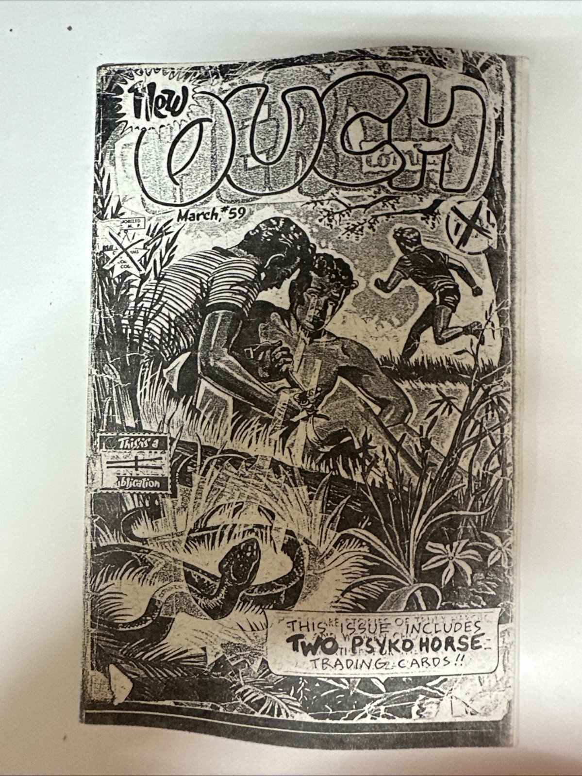 Vintage The New Ouch Mini Comic Zine 1959 Underground Art Signed Limited 30/200 Vintage The New Ouch Mini Comic Zine 1959 Underground Art Signed Limited 30/200