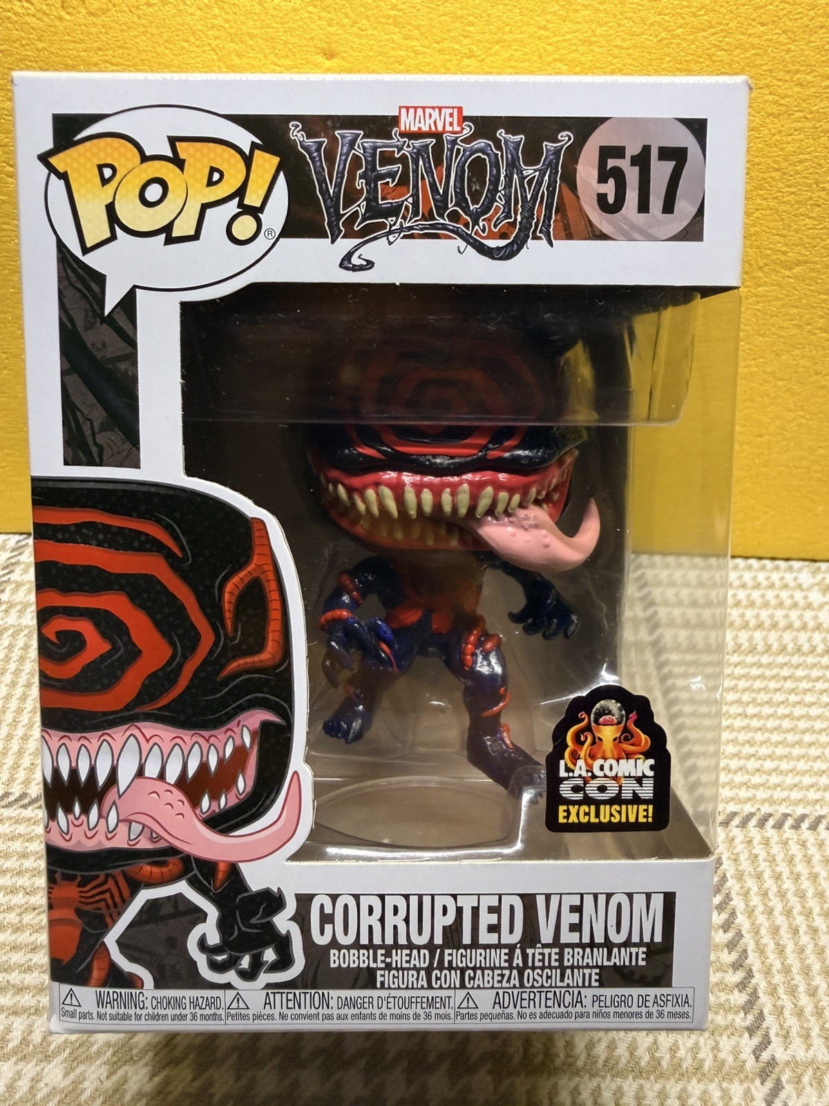 Funko Pop Marvel - Corrupted Venom - LA Comic Con Hot Topic Exclusive #517 RARE Funko Pop Marvel - Corrupted Venom - LA Comic Con Hot Topic Exclusive #517 RARE