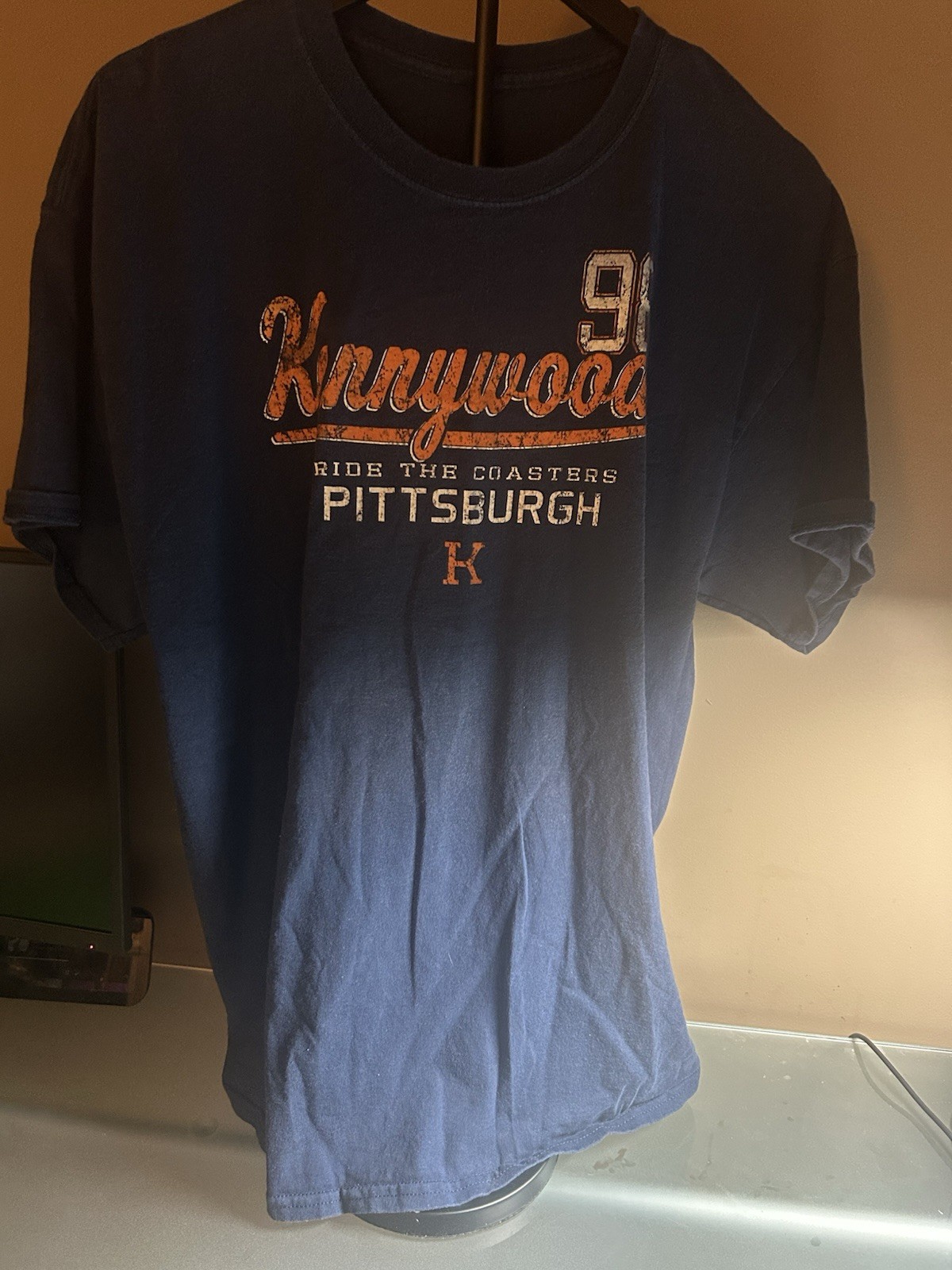 Kennywood Theme Park Ride The Roller Coaster Shirt Size XL Kennywood Theme Park Ride The Roller Coaster Shirt Size XL