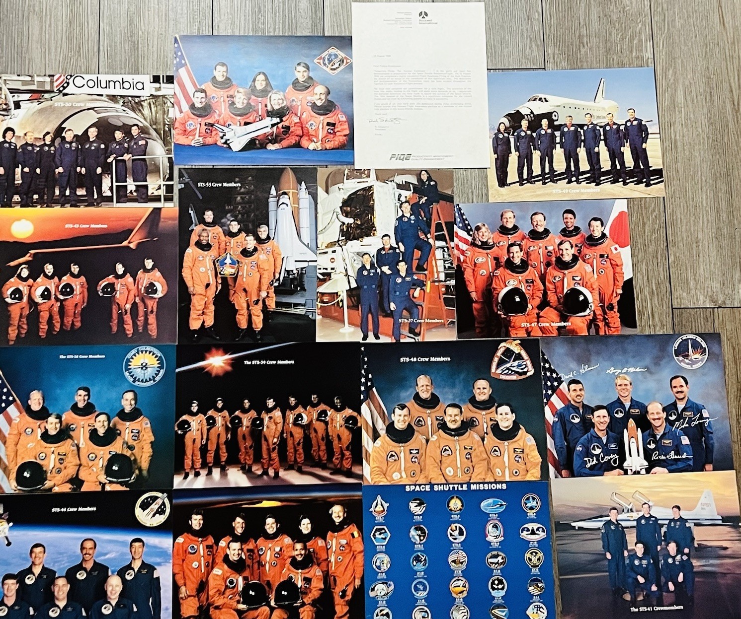 1988 Rocketdyne MFA Package STS-26 Return-to-Flight Signed Letter + Crew Photos