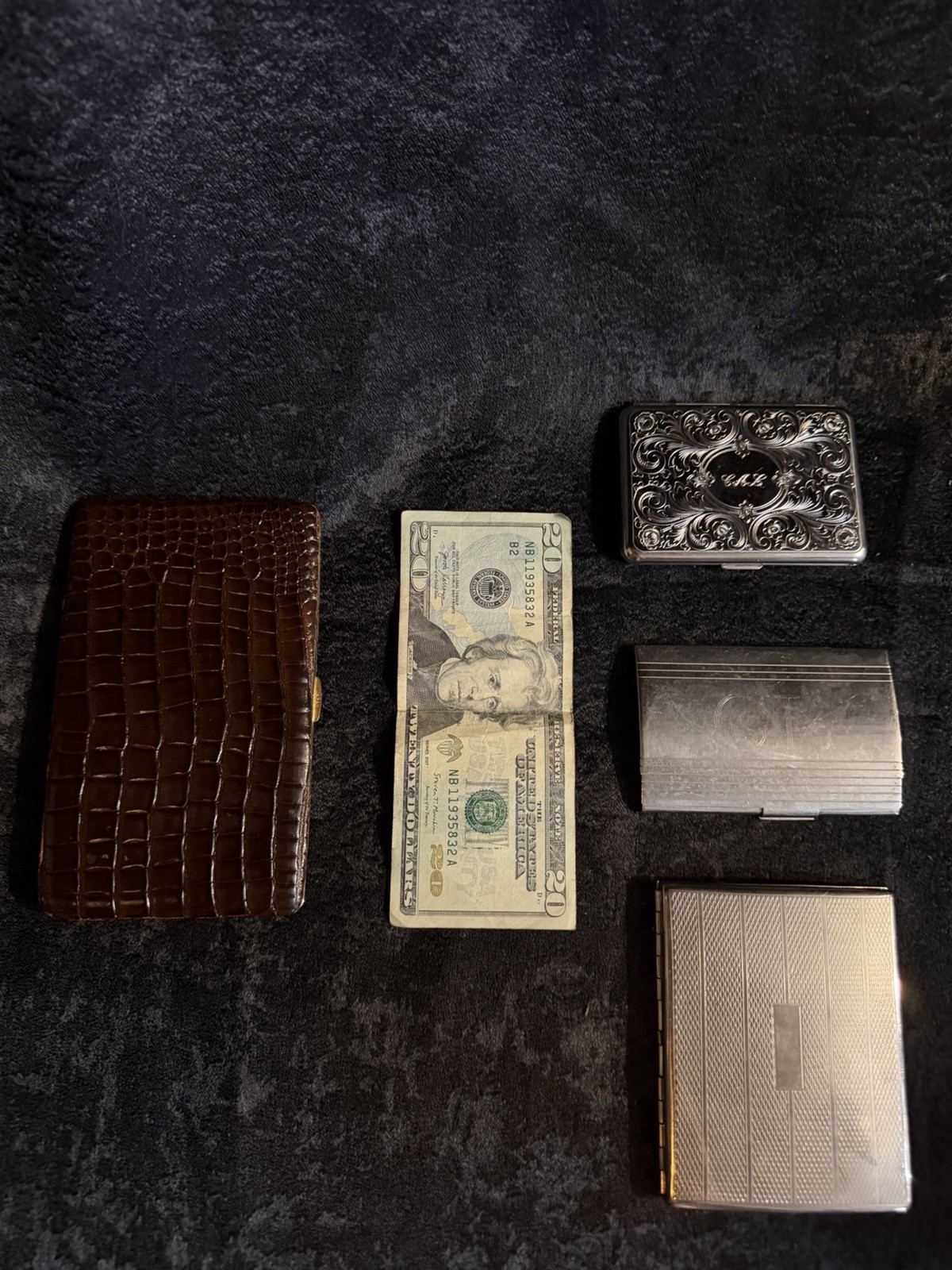 Vintage Cigarettes Cases Lot Of 4 Vintage Cigarettes Cases Lot Of 4
