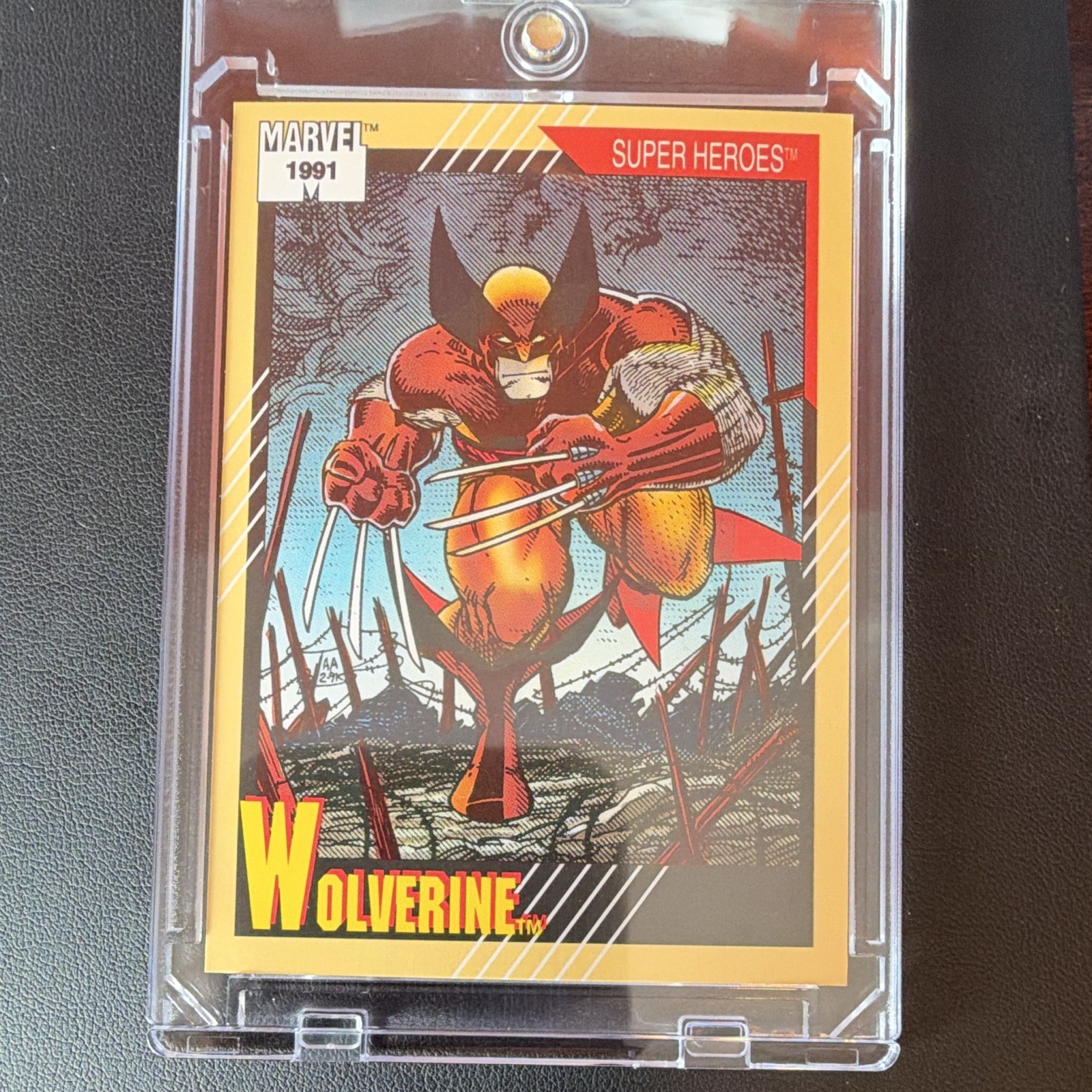 Impel 1991 Marvel Super Heroes Base Set Wolverine Non-Sport Trading Card #50 🔥 Impel 1991 Marvel Super Heroes Base Set Wolverine Non-Sport Trading Card #50 🔥