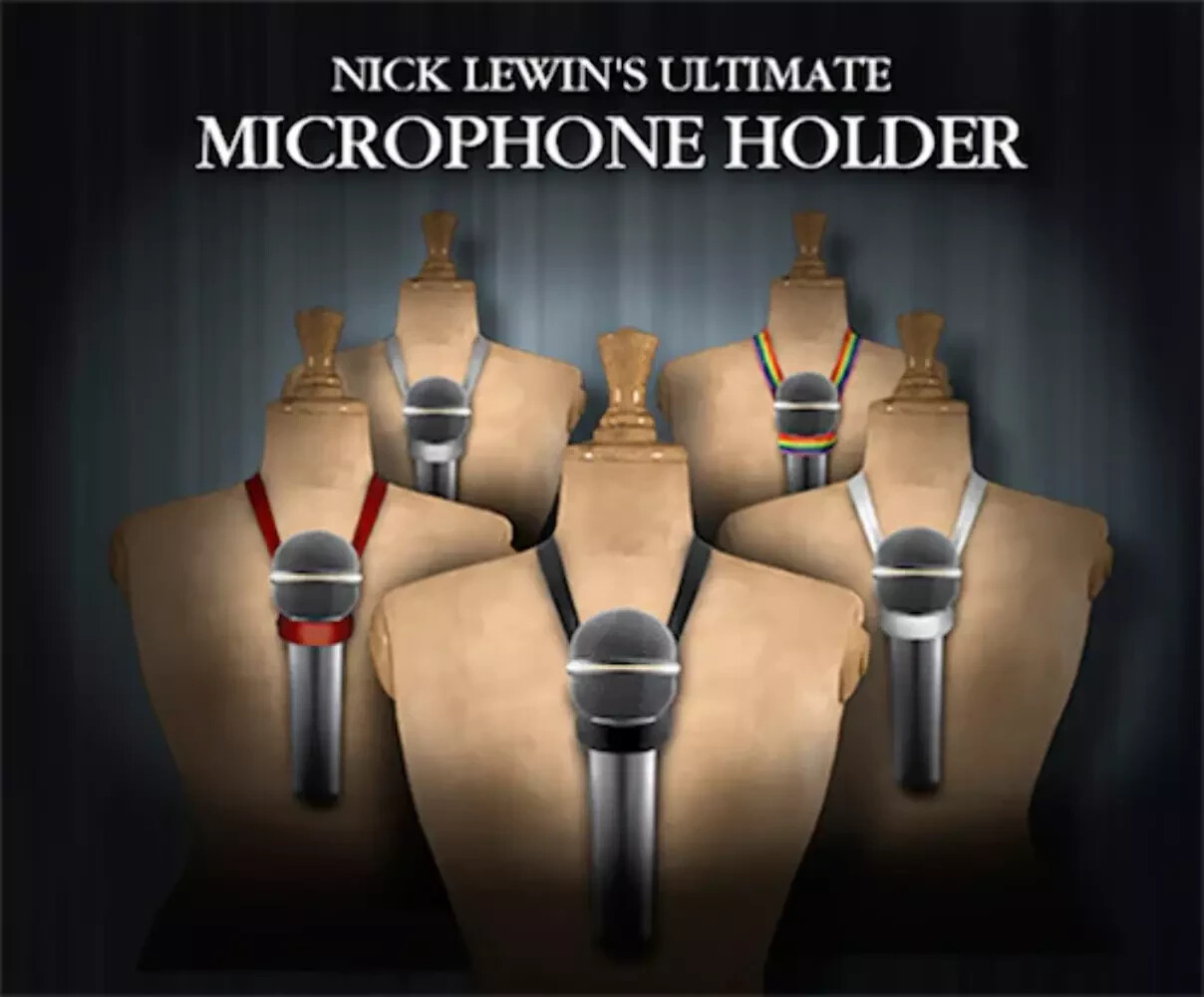 Nick Lewin's Ultimate Microphone Holder (Black) - Trick Nick Lewin's Ultimate Microphone Holder (Black) - Trick