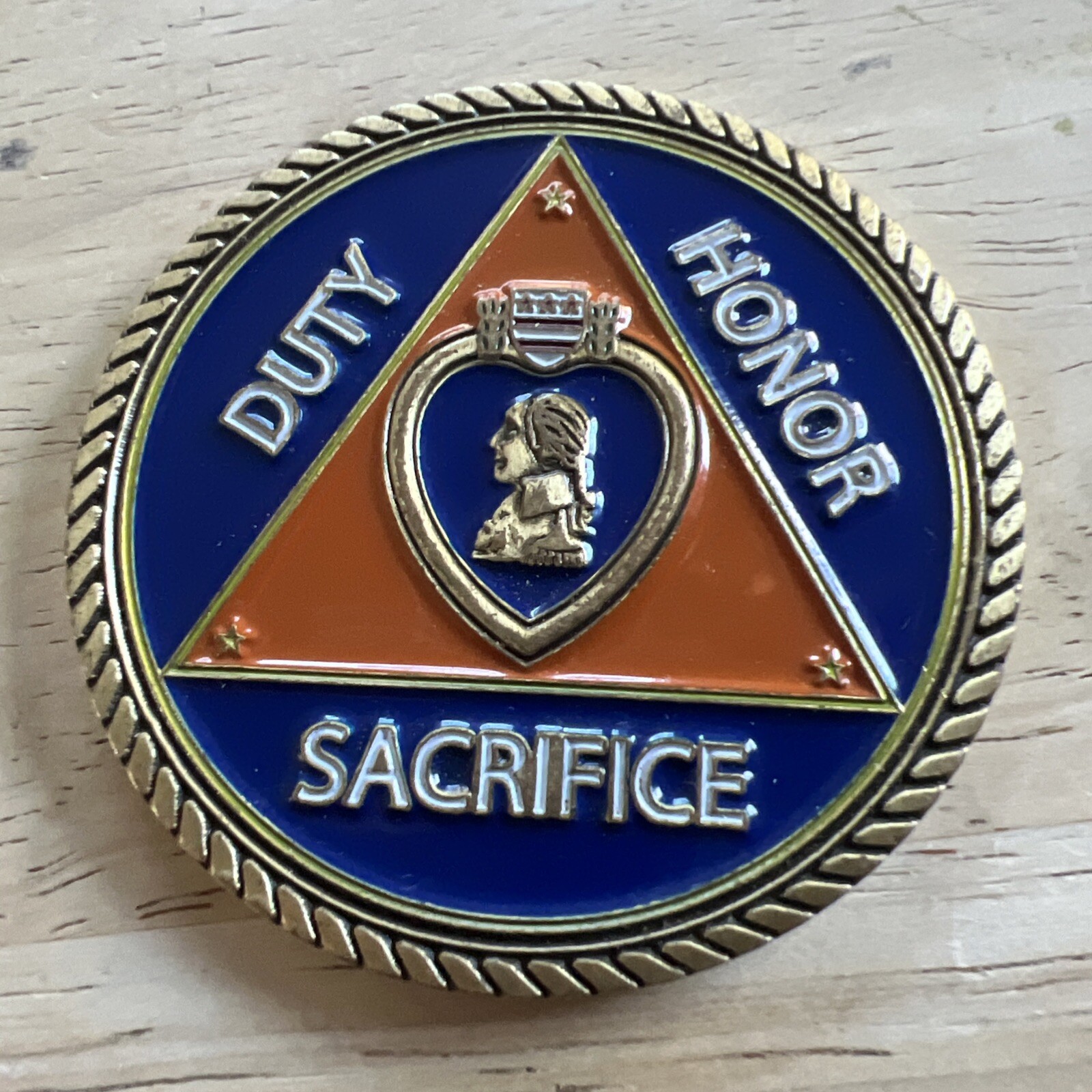 AMAZING PURPLE HEART CHALLENGE COIN~ Serving Those Who Serve America AMAZING PURPLE HEART CHALLENGE COIN~ Serving Those Who Serve America