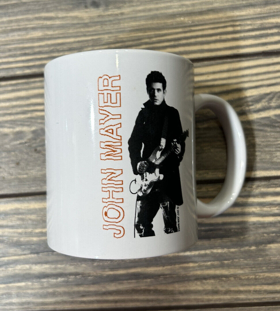 John Mayer 2017 White Coffee Cup Mug