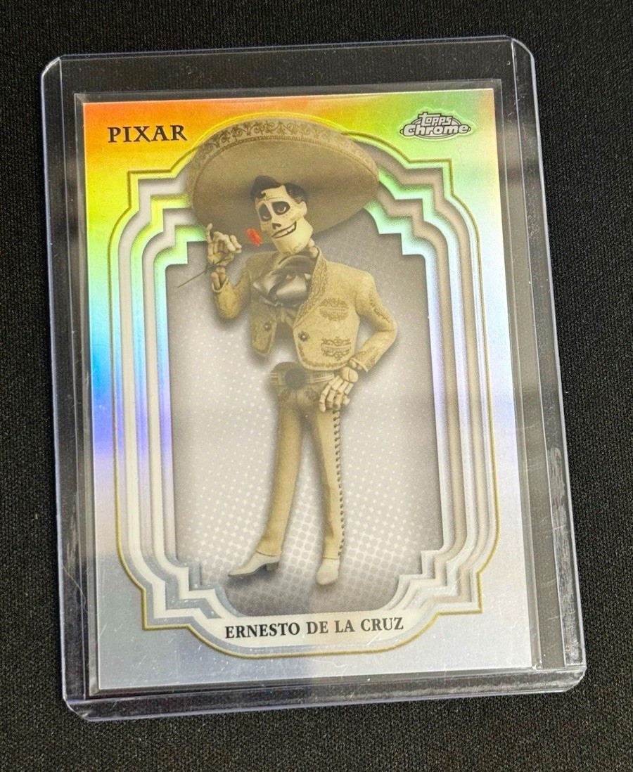 2024 Topps Chrome Disney Pixar Coco #172 Ernesto de la Cruz Refractor 2024 Topps Chrome Disney Pixar Coco #172 Ernesto de la Cruz Refractor