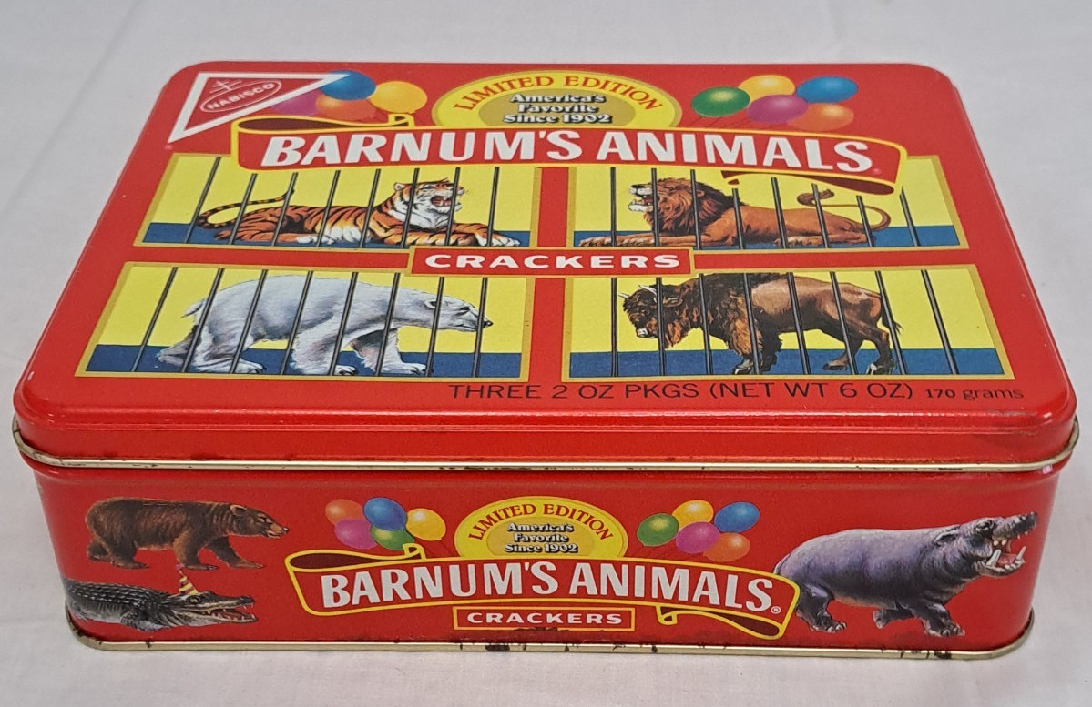 VTG 1989 Nabisco Barnum's Animal Crackers Limited Edition Tin 85th Anniversary VTG 1989 Nabisco Barnum's Animal Crackers Limited Edition Tin 85th Anniversary