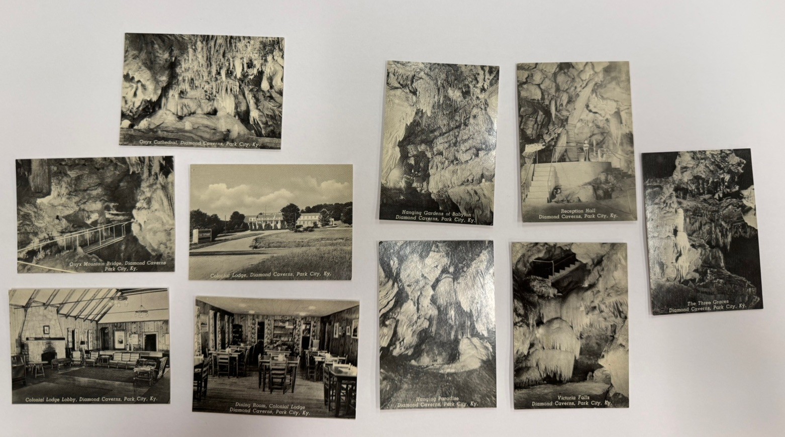 Vtg 1940’s Set PARK CITY KY Postcard DIAMOND CAVERNS Cathedral Falls PHOTO MINT Vtg 1940’s Set PARK CITY KY Postcard DIAMOND CAVERNS Cathedral Falls PHOTO MINT