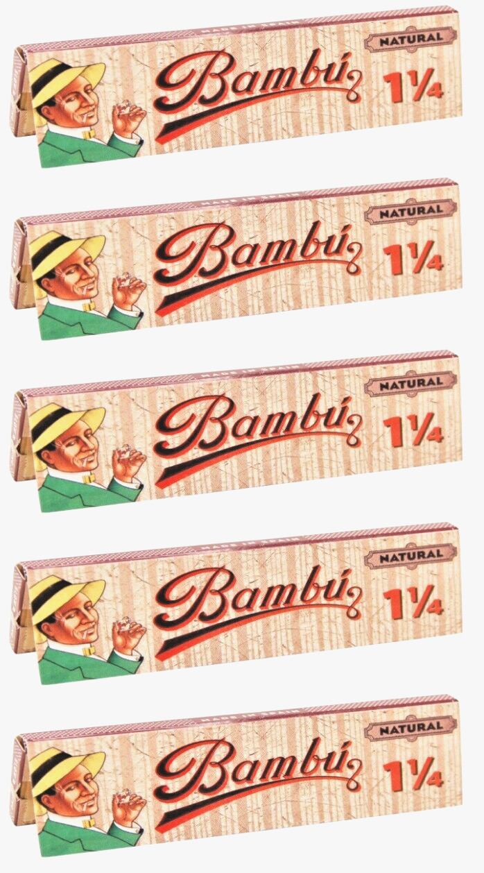 5x Bambu Classic Natural 1 1/4 Rolling Papers 100% Authentic 5/PKS USA Shipped 5x Bambu Classic Natural 1 1/4 Rolling Papers 100% Authentic 5/PKS USA Shipped