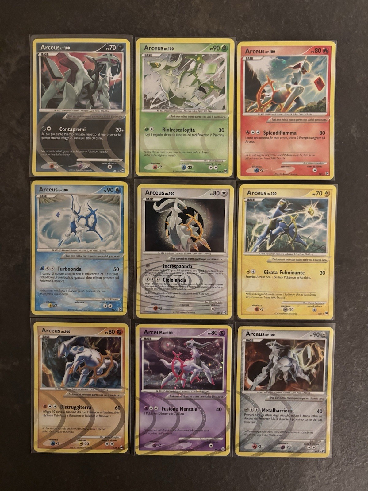Pokemon Card Arceus Holo Set Playino Arceus ITA Nm Ar1 Ar5 Ar9 Foil Pikachu Psa Pokemon Card Arceus Holo Set Playino Arceus ITA Nm Ar1 Ar5 Ar9 Foil Pikachu Psa