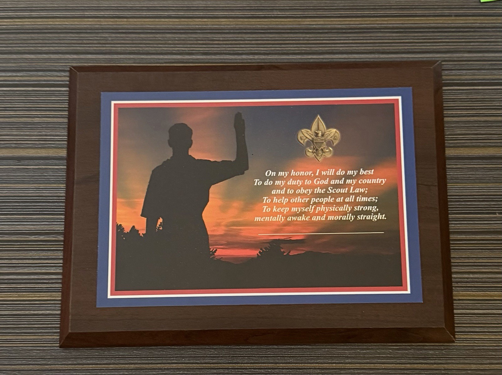 Boy Scouts Of America Scout Oath Plaque BSA New Discontinued Boy Scouts Of America Scout Oath Plaque BSA New Discontinued