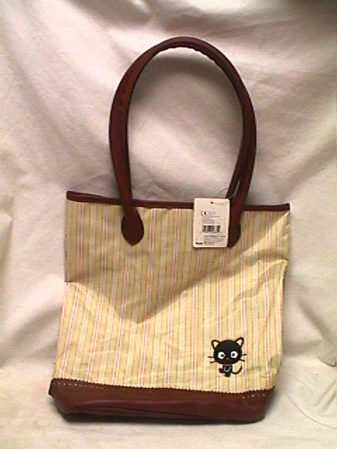 super rare y2k vtg 2001 Sanrio CHOCOCAT Purse Tote Bag NWT yellow stripe READ:) super rare y2k vtg 2001 Sanrio CHOCOCAT Purse Tote Bag NWT yellow stripe READ:)