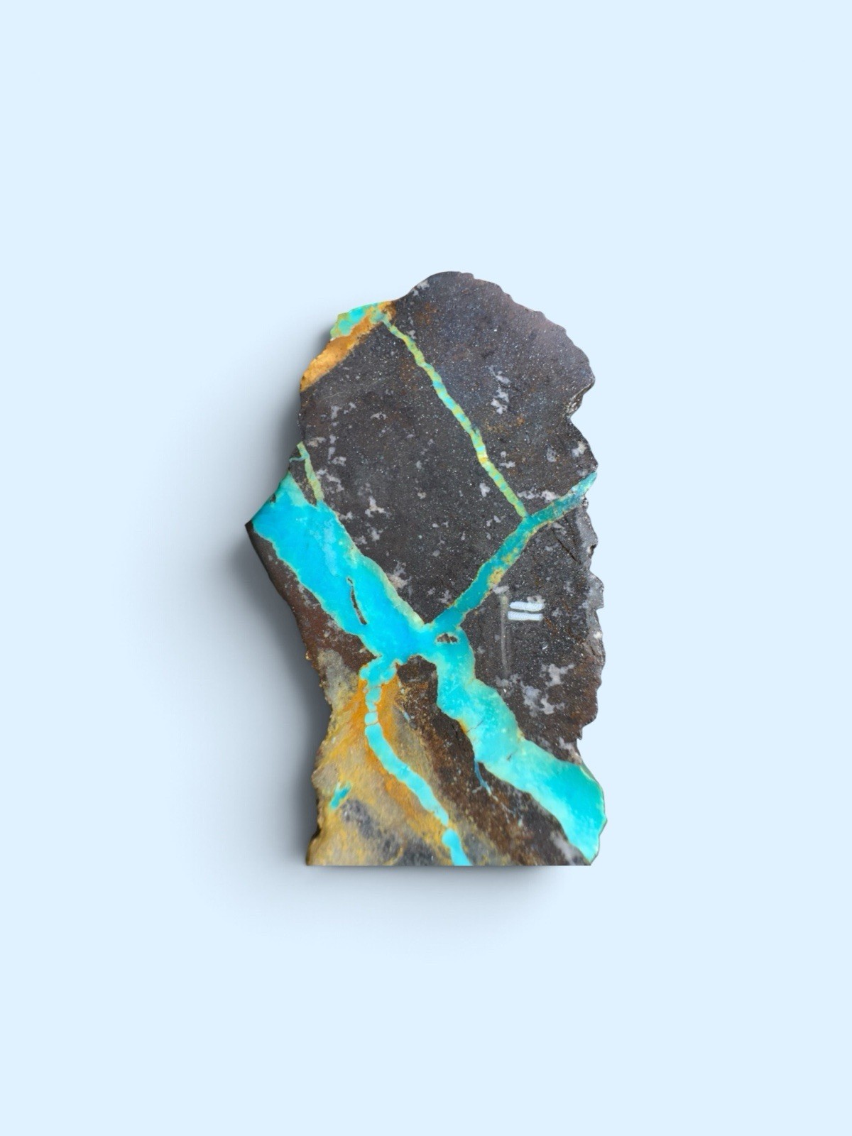 Super Rare Hubei Turquoise Ribbon Rough 3 Pound Super Rare Hubei Turquoise Ribbon Rough 3 Pound