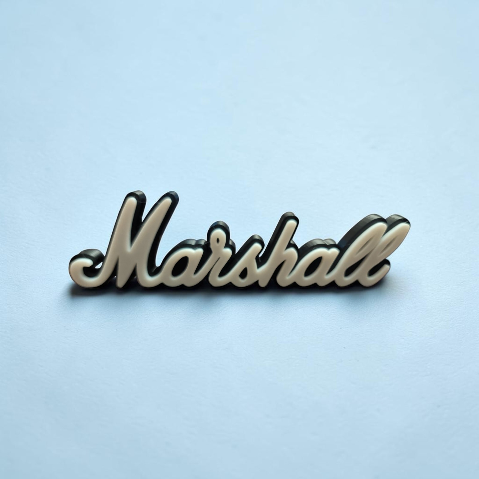 Marshall Amps 3D Logo Freestanding Tabletop Display. Fan Art