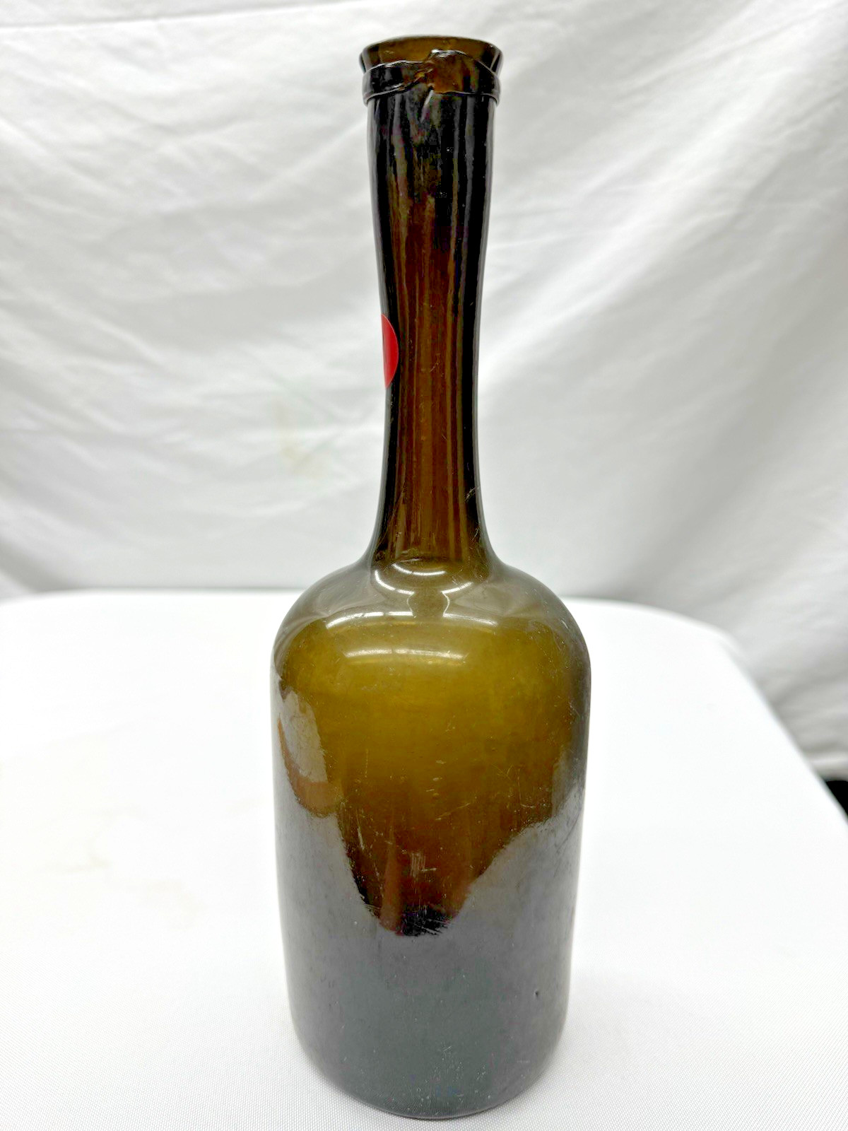 Antique 1750's Elongated French Flowerpot Style Bottle - Pontil Antique 1750's Elongated French Flowerpot Style Bottle - Pontil