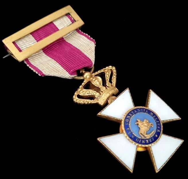 Spain Spanish Military Order of St Hermenegildo Medal 4cl – Alfonso XIII era Spain Spanish Military Order of St Hermenegildo Medal 4cl – Alfonso XIII era