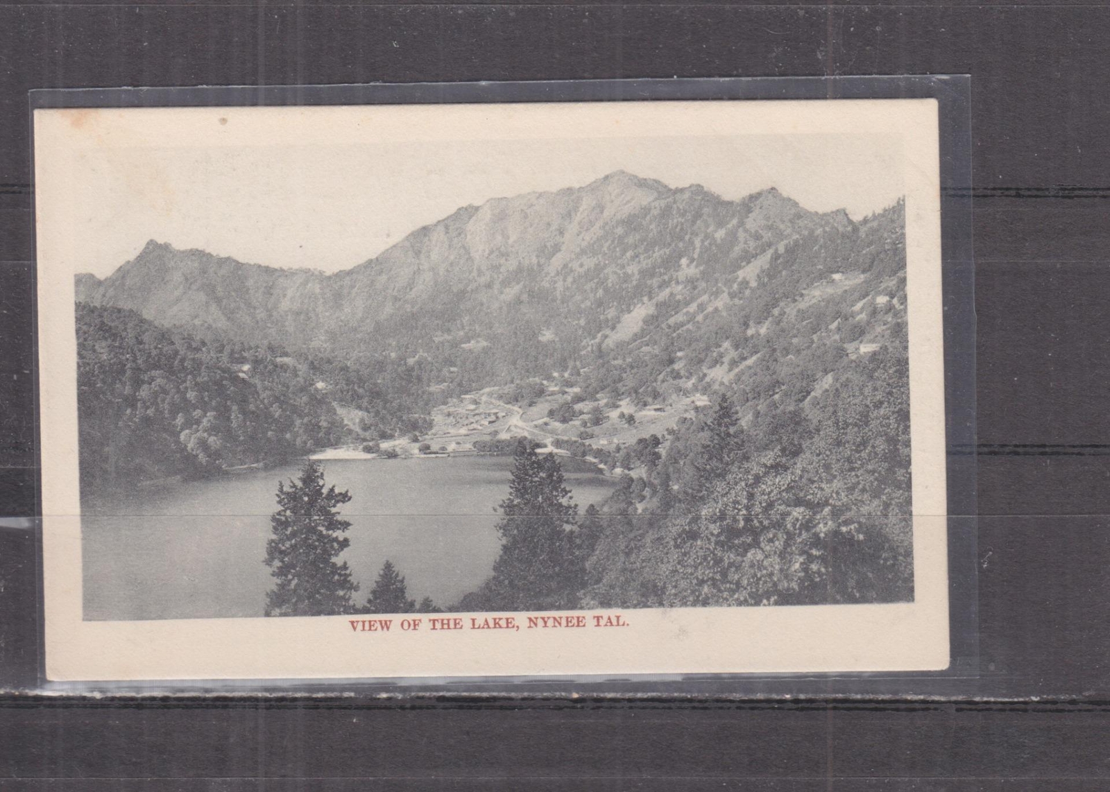 INDIA, NAINITAL, NYNEE TAL, VIEW OF THE LAKE, c1910 ppc., unused. INDIA, NAINITAL, NYNEE TAL, VIEW OF THE LAKE, c1910 ppc., unused.