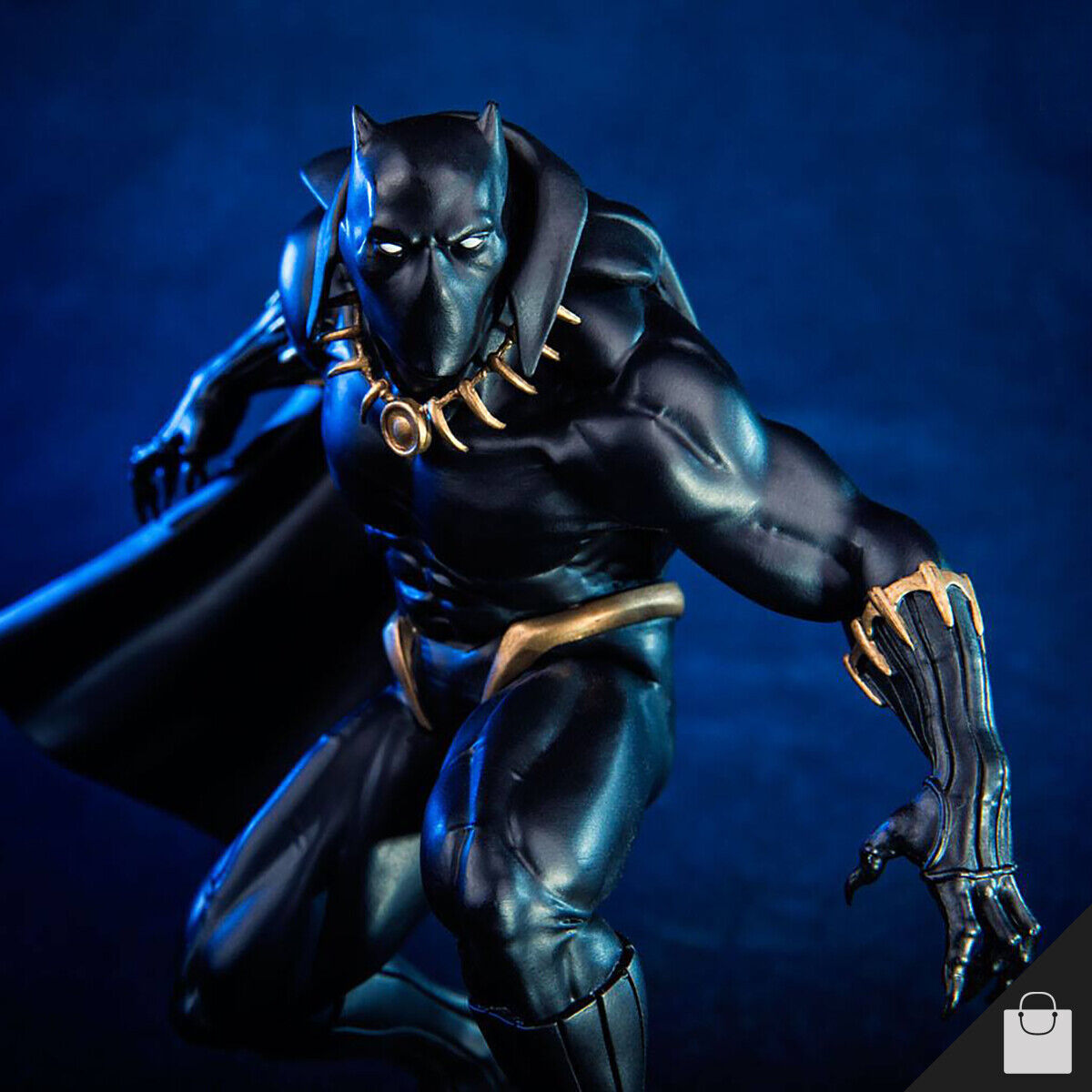 Iron Studios Black Panther Statue Figure Marvel Avengers Limited Mega Rare 1:10