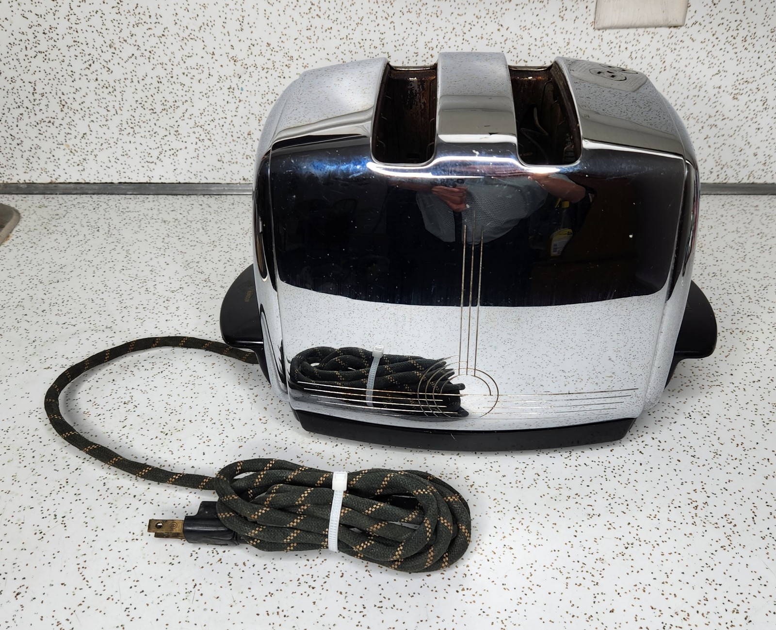 Vtg 1950's Sunbeam Toaster T-20b Radiant Control Chrome Art Deco Parts Or Repair Vtg 1950's Sunbeam Toaster T-20b Radiant Control Chrome Art Deco Parts Or Repair