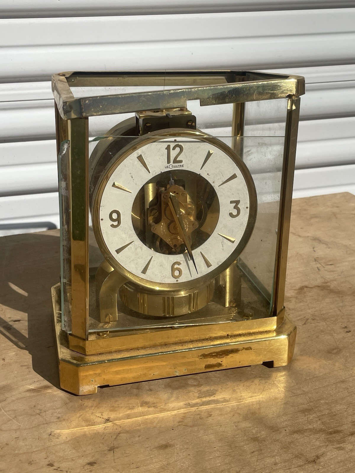 Vintage LeCoultre ATMOS Clock- AS-IS for Parts / Repair Needs Some Work Vintage LeCoultre ATMOS Clock- AS-IS for Parts / Repair Needs Some Work