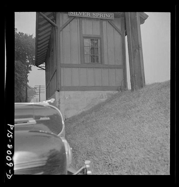 Photo:Silver Spring Train Station 1930s Automobile Depot Building Photo:Silver Spring Train Station 1930s Automobile Depot Building