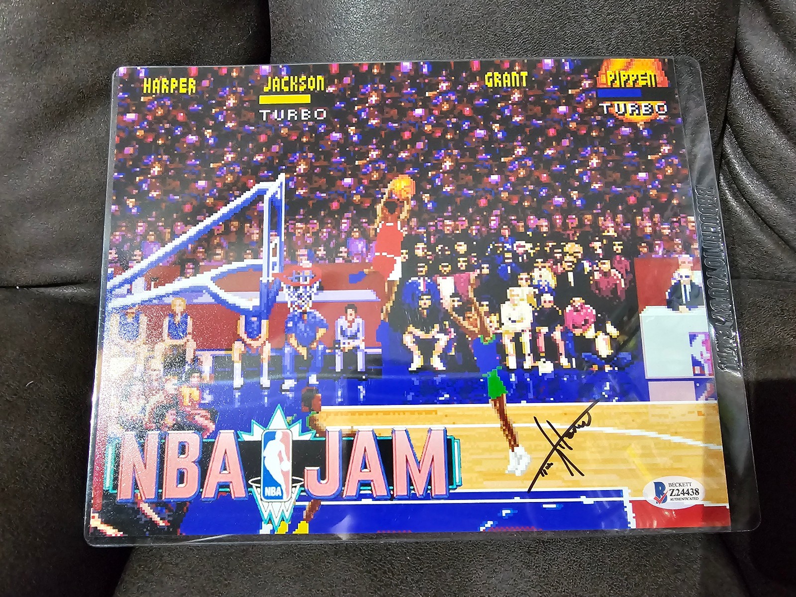 Bam Gamer Box NBA Jam Tim Kitzrow Autographed 8" x 10" w/Beckett COA - Signed Bam Gamer Box NBA Jam Tim Kitzrow Autographed 8" x 10" w/Beckett COA - Signed