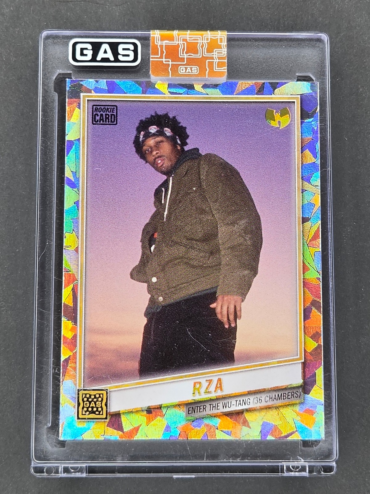 2023 GAS Hip-Hop RZA /100 Enter The Wu-Tang (36 Chambers) Cracked Foil 2023 GAS Hip-Hop RZA /100 Enter The Wu-Tang (36 Chambers) Cracked Foil