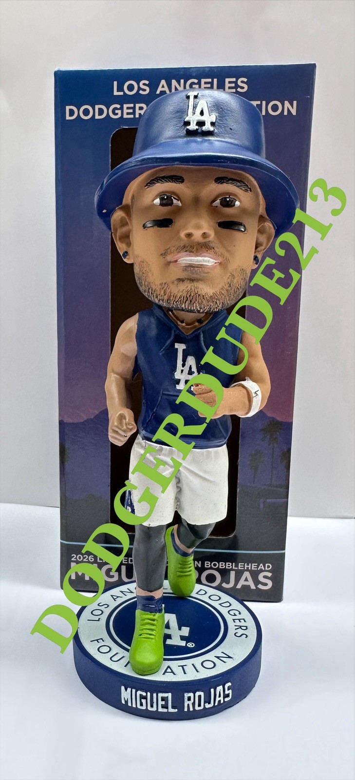 π§’ π LA Dodgers Miguel Rojas 9/26/26 LADF 5K Run Bobblehead ππ§’ π§’ π LA Dodgers Miguel Rojas 9/26/26 LADF 5K Run Bobblehead ππ§’