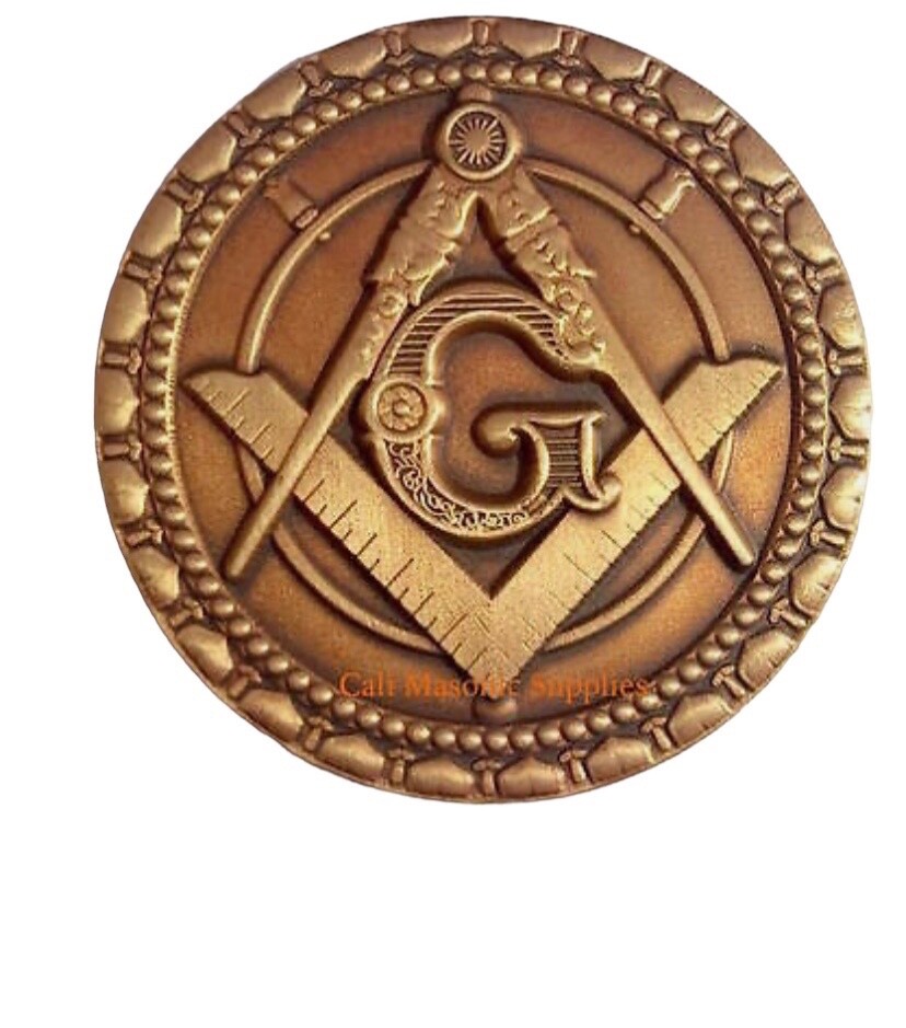 Freemasons Commemorative Two Sided Thick coin 1.75" For Blue Lodge Mason gift Freemasons Commemorative Two Sided Thick coin 1.75" For Blue Lodge Mason gift