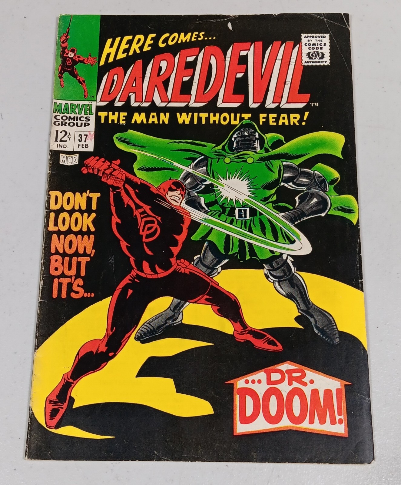 Daredevil #37- DD vs Doom