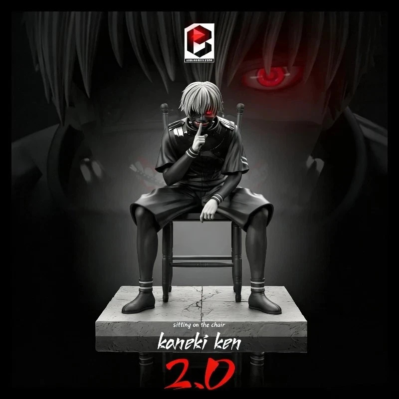 20cm Tokyo Ghoul Ken Kaneki Sitting GK Figure Replaceable Heads Arms Statue 20cm Tokyo Ghoul Ken Kaneki Sitting GK Figure Replaceable Heads Arms Statue