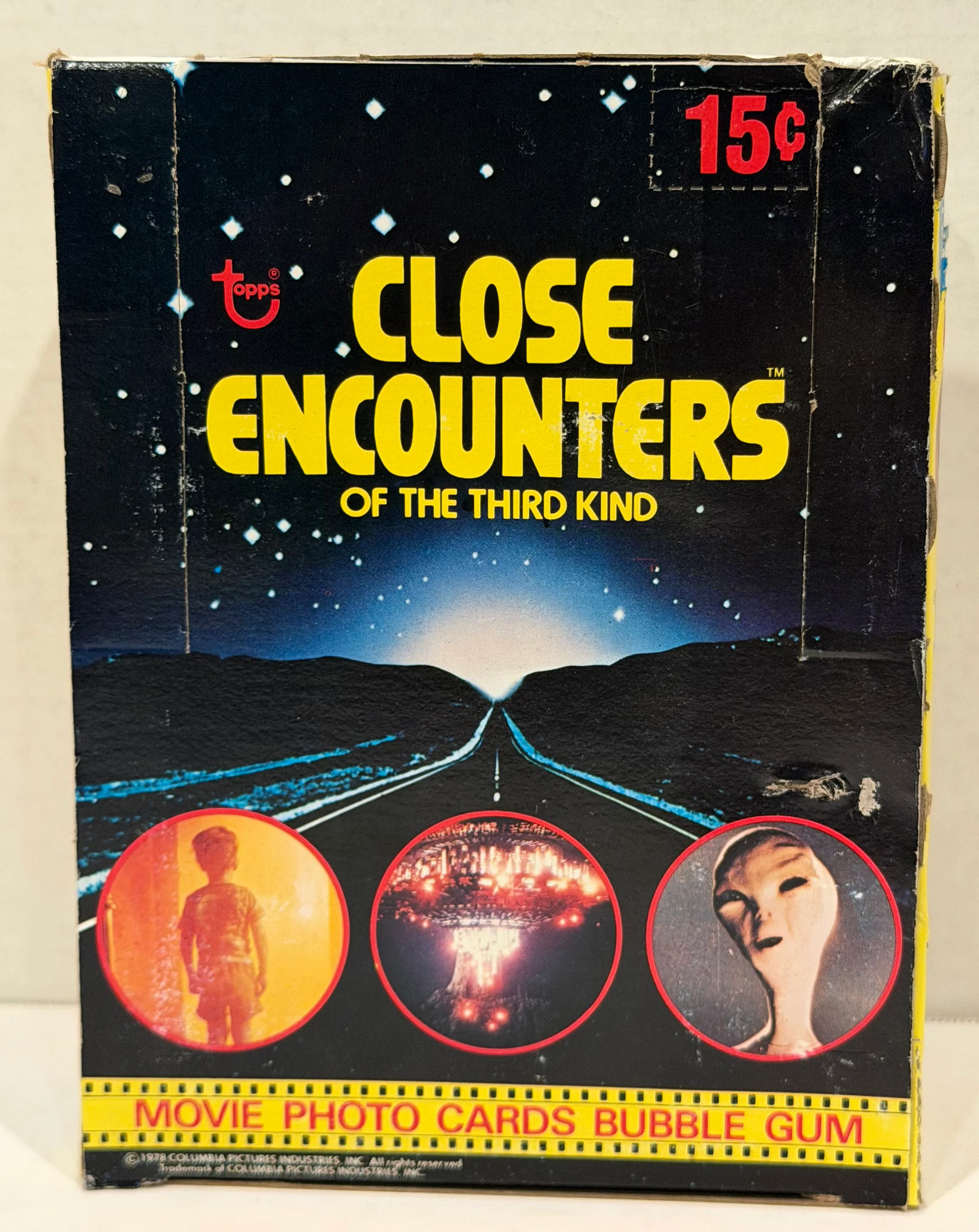 1978 Close Encounters Third Kind Wax Vintage Trading Card Box 36 Packs Topps 1978 Close Encounters Third Kind Wax Vintage Trading Card Box 36 Packs Topps